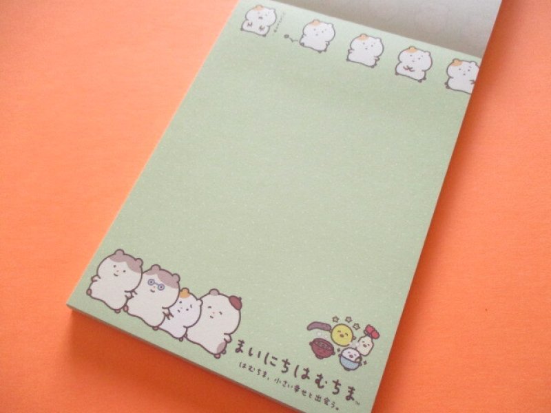 Photo2: Kawaii Cute Large Memo Pad Mainichihamuchima San-x *はむちま、小さい幸せと出会う。(MH29201)