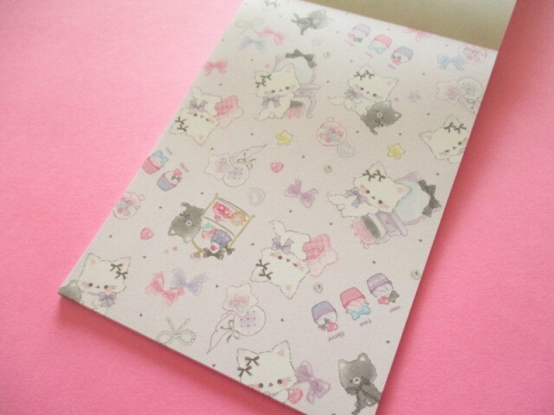 Photo3: Kawaii Cute V Large Memo Pad Charming Room Q-LiA *Chaton (04459)