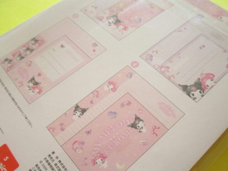 Photo3: Kawaii Cute Letter Set Sanrio *My Melody & Kuromi (134755)