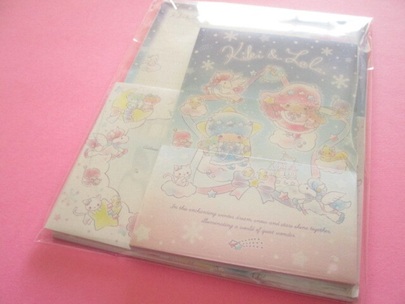 Photo1: Kawaii Cute Letter Set Little Twin Stars Crux *雪灯りのファンタジー (307446) (1)