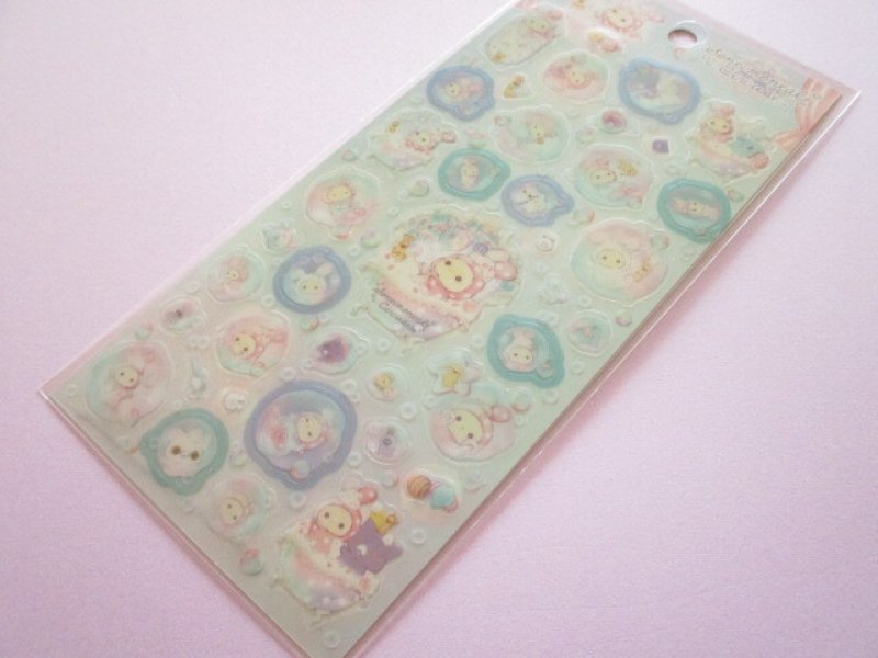 Photo1: Kawaii Cute Stickers Sheet Sentimental Circus San-x *ぬくもり泡沫シャボンの夜に (SE71601) (1)
