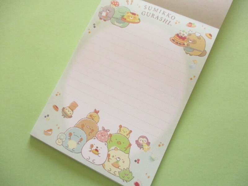 Photo3: Kawaii Cute Large Memo Pad Sumikkogurashi San-x *たぬきのまんまるレストラン (MH30301)
