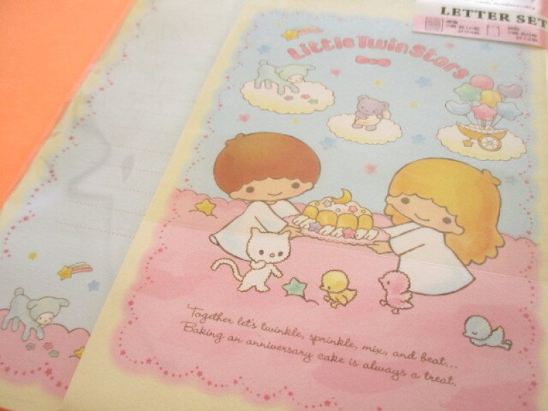 Photo2: Kawaii Cute Letter Set Little Twin Stars sun-star *Retro (S8908338)