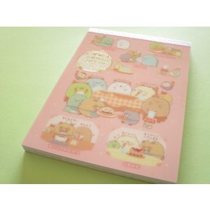 Photo: Kawaii Cute Large Memo Pad Sumikkogurashi San-x *たぬきのまんまるレストラン (MH30302)