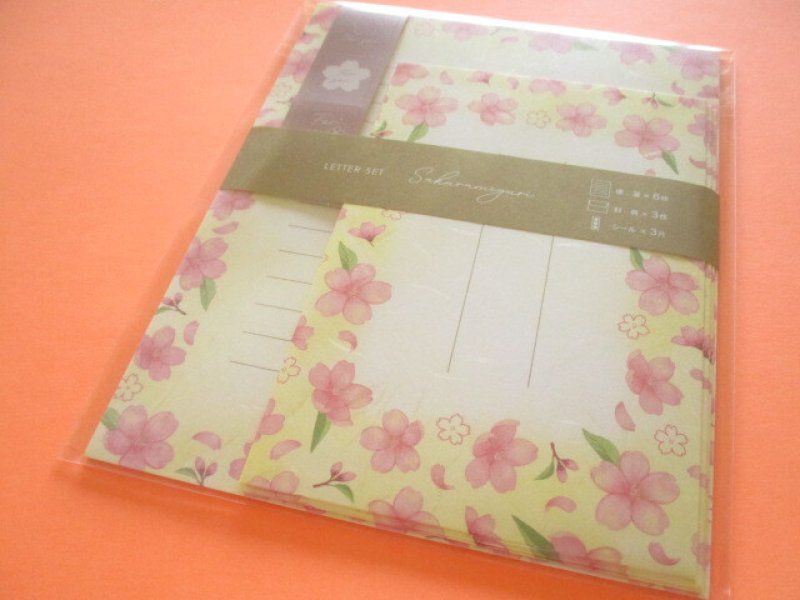 Photo1: Kawaii Cute Cherry Blossom Letter Set Kyowa *Sakura Meguri (42-244-B) (1)