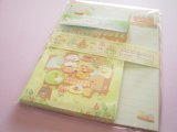 Photo: Kawaii Cute Regular Letter Set San-x Sumikkogurashi *たぬきのまんまるレストラン (LH85201)