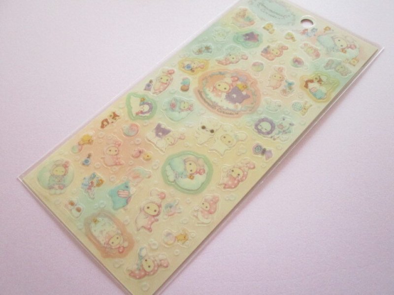 Photo1: Kawaii Cute Stickers Sheet Sentimental Circus San-x *ぬくもり泡沫シャボンの夜に (SE71602) (1)