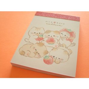 Photo: Kawaii Cute Mini Memo Pad Crux *Strawberry Collect (137895)