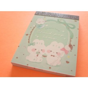 Photo: Kawaii Cute Petit Memo Pad Cloud Pop Time Q-LiA *Chocolate Mint (04623)