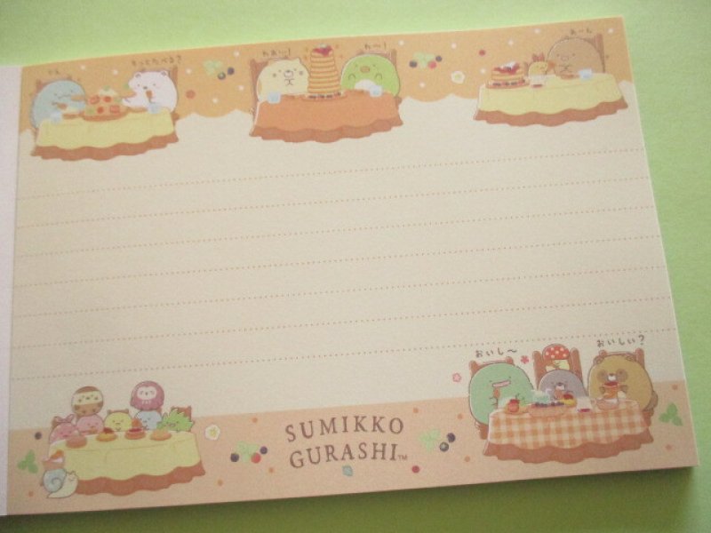 Photo2: Kawaii Cute Large Memo Pad Sumikkogurashi San-x *たぬきのまんまるレストラン (MH30301)