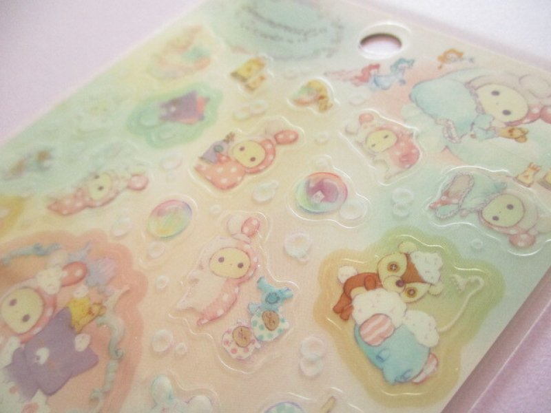 Photo3: Kawaii Cute Stickers Sheet Sentimental Circus San-x *ぬくもり泡沫シャボンの夜に (SE71602)