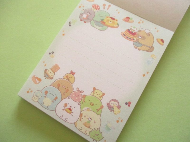 Photo2: Kawaii Cute Mini Memo Pad Sumikkogurashi San-x *たぬきのまんまるレストラン (MH30401-2)