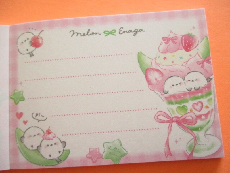 Photo2: Kawaii Cute Petit Memo Pad Q-LiA *メロンエナガ (00162)