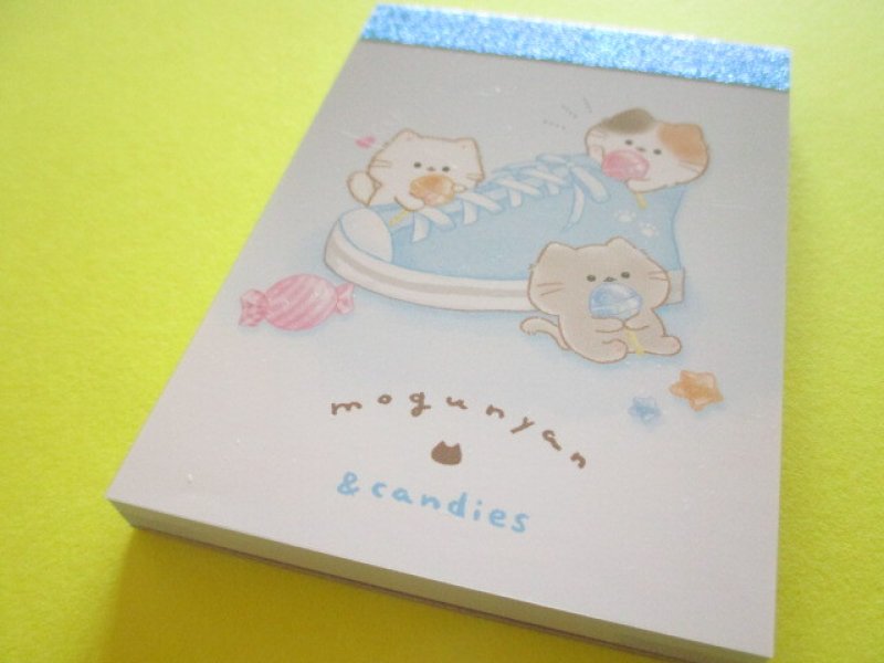 Photo1: Kawaii Cute Mini Memo Pad Mogu♡nyan Kamio Japan *Candy (230807) (1)