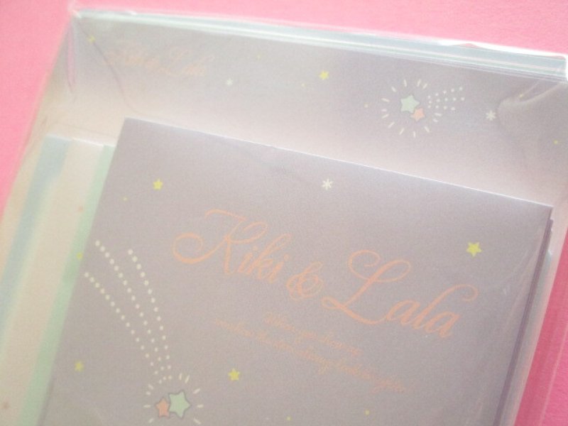 Photo1: Kawaii Cute Letter Set Little Twin Stars Crux *Starry Sky Retro (136542)