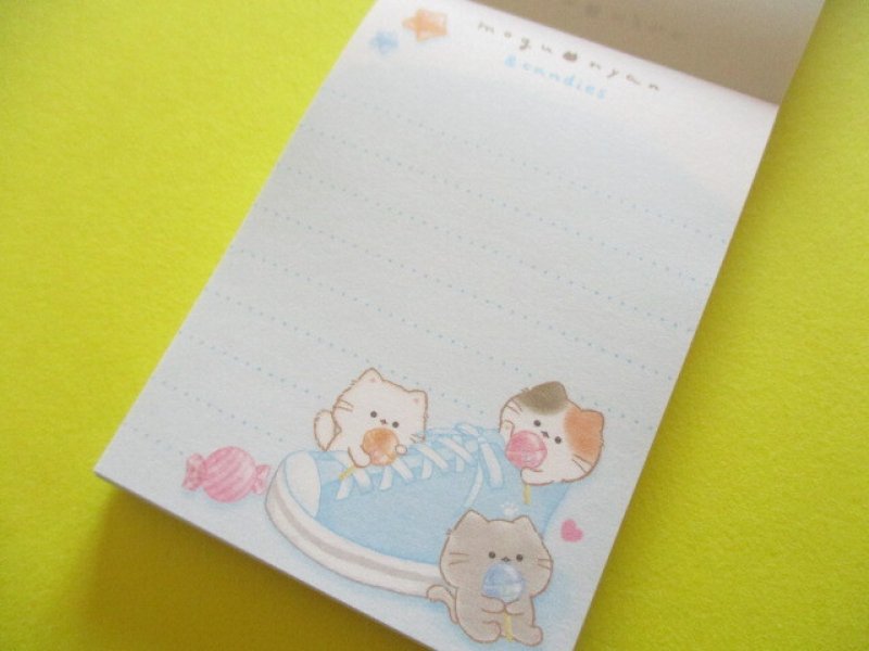 Photo1: Kawaii Cute Mini Memo Pad Mogu♡nyan Kamio Japan *Candy (230807)