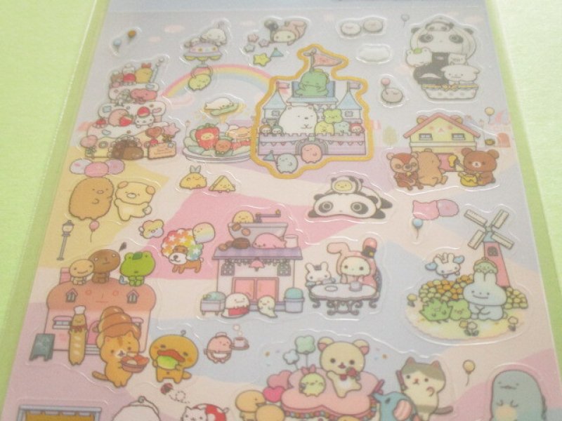 Photo1: Kawaii Cute Stickers Sheet San-x *San-x Universe (SE72201)