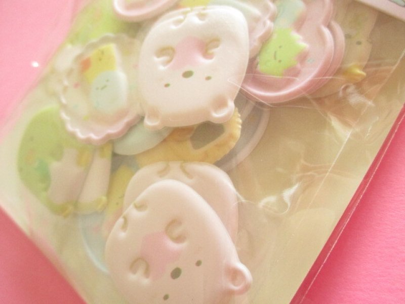 Photo1: Kawaii Cute Funi Funi Seal Bits Sticker Flakes Sack San-x *Sumikkogurashi (SE71706)