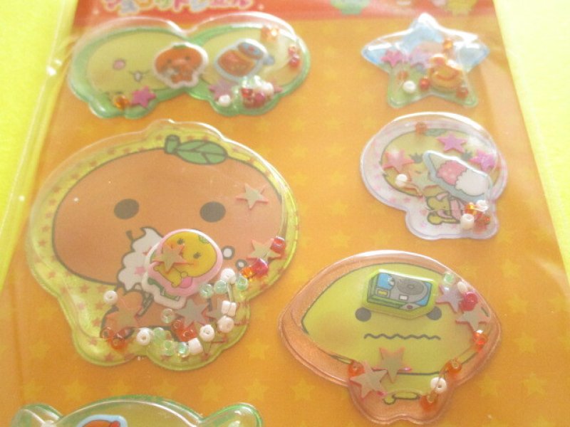 Photo1: Kawaii Cute Air-in Mascot Stickers Sheet San-x Universe *Mikan Bouya (SE72402)