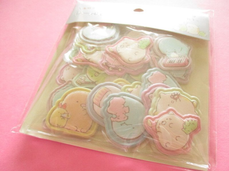 Photo1: Kawaii Cute Funi Funi Seal Bits Sticker Flakes Sack San-x *Sumikkogurashi (SE71705) (1)
