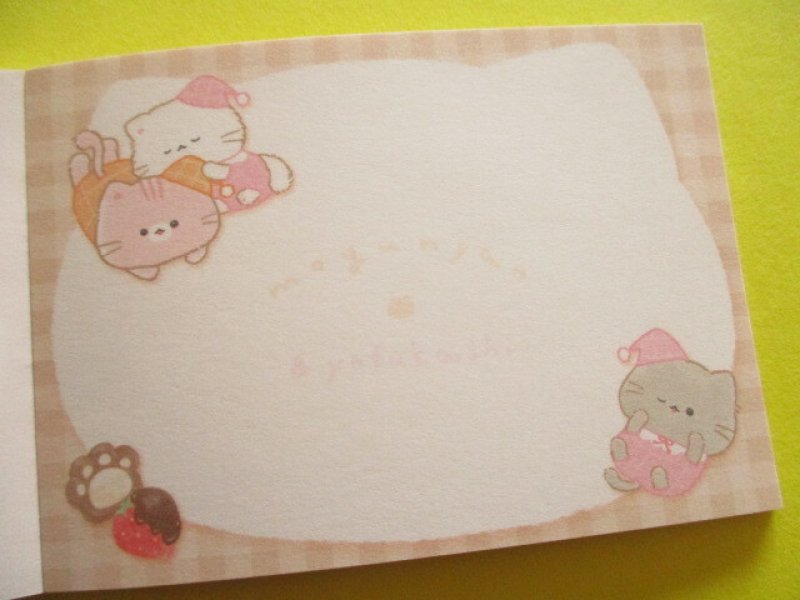 Photo2: Kawaii Cute Mini Memo Pad Mogu♡nyan Kamio Japan *よふかし (231328)