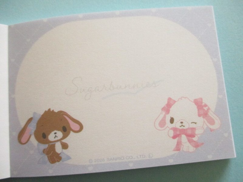 Photo2: Kawaii Cute Item Collection Mini Memo Pad Sanrio *Sugarbunnies (307800)