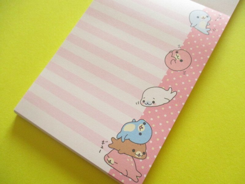 Photo1: Kawaii Cute Large Memo Pad San-x *mamegoma (MH31204)