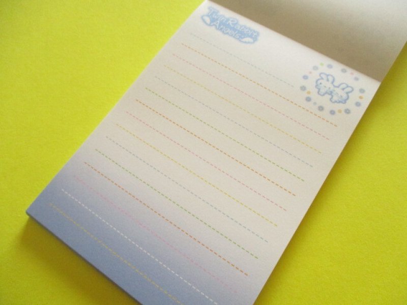 Photo2: Kawaii Cute Large Memo Pad San-x *Twin Rabbit Angels (MH31201)