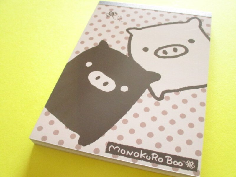 Photo1: Kawaii Cute Large Memo Pad San-x *Monokuro Boo (MH31203) (1)