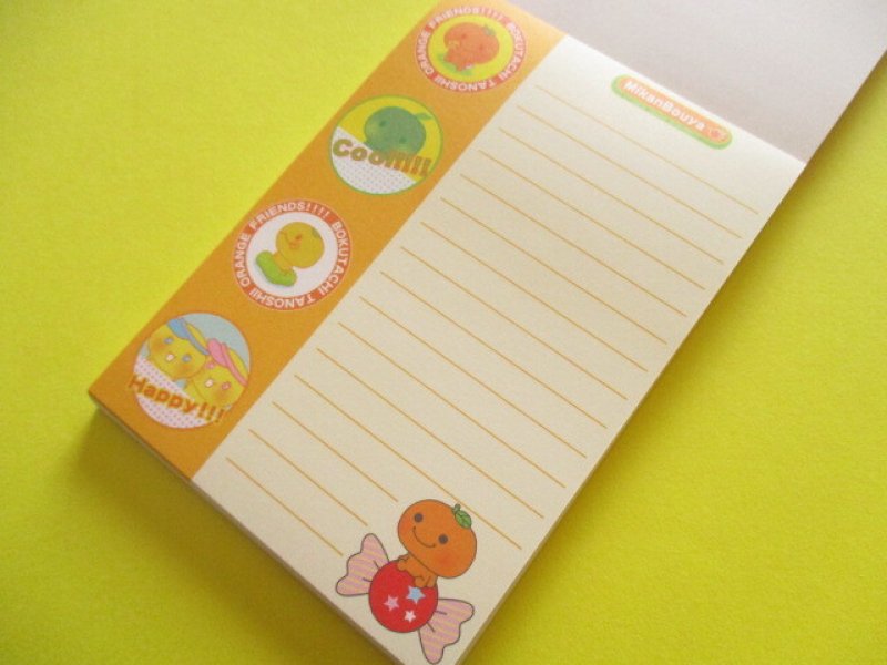 Photo1: Kawaii Cute Large Memo Pad San-x *Mikan Bouya (MH31202)