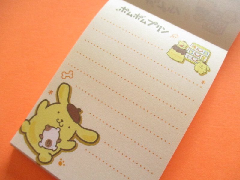 Photo1: Kawaii Cute Item Collection Mini Memo Pad POMPOMPURIN Sanrio *ぎゅうぎゅう(137857)