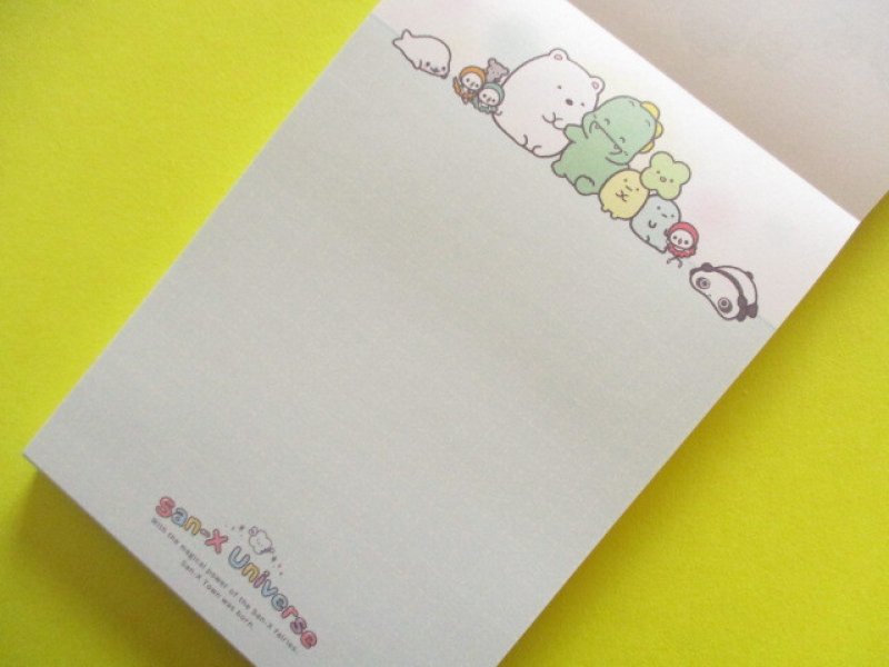 Photo1: Kawaii Cute Large Memo Pad San-x *San-x Universe (MH31101)