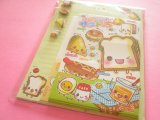 Photo: Kawaii Cute Letter Set with Marshmallow Stickers Crux *はっぴぃランチサンドっち (138411)