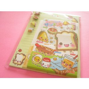 Photo: Kawaii Cute Letter Set with Marshmallow Stickers Crux *はっぴぃランチサンドっち (138411)