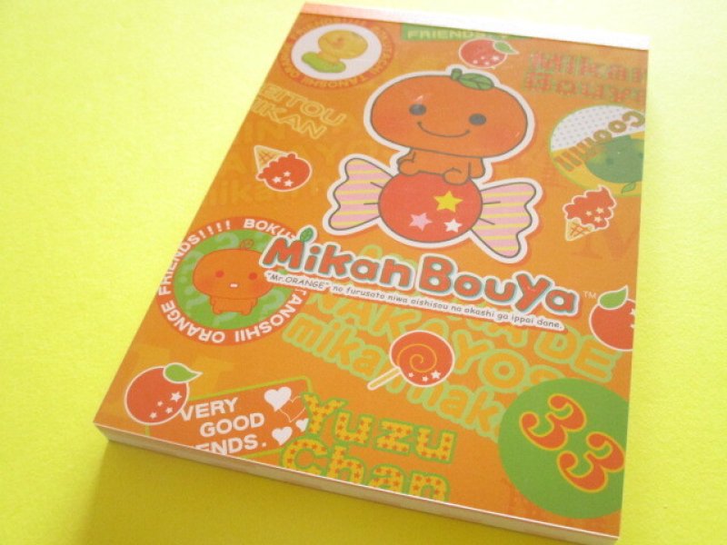 Photo1: Kawaii Cute Large Memo Pad San-x *Mikan Bouya (MH31202) (1)