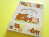 Photo: Kawaii Cute Large Memo Pad Rilakkuma San-x *チャイロイコグマのくまきゅんDays (MH30602)