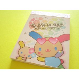 Photo: Kawaii Cute Item Collection Mini Memo Pad U*SA*HA*NA Sanrio *Kawaii Style Time (307735)
