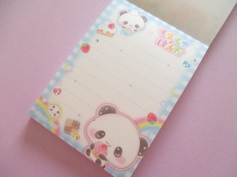 Photo1: Kawaii Cute Mini Memo Pad Mochi Mochi Panda Kamio Japan *平成レトロもちもちぱんだ (231775)