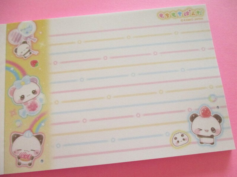 Photo1: Kawaii Cute Large Memo Pad Mochi Mochi Panda Kamio Japan *平成レトロもちもちぱんだ (231776)