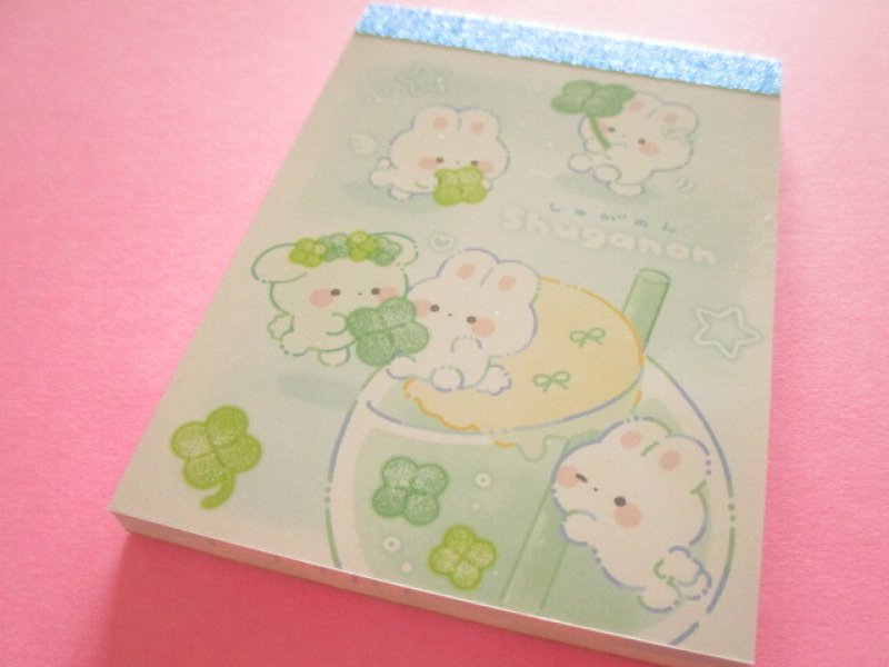 Photo1: Kawaii Cute Mini Memo Pad Shuganon Kamio Japan *Clover (232028) (1)