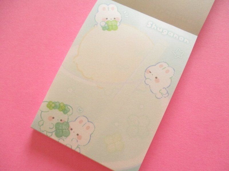 Photo1: Kawaii Cute Mini Memo Pad Shuganon Kamio Japan *Clover (232028)