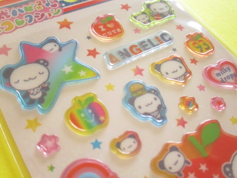 Photo3: Kawaii Cute Sticker Sheet 平成ハピ×2 コレクション San-x *Star Cutie (SE74503)