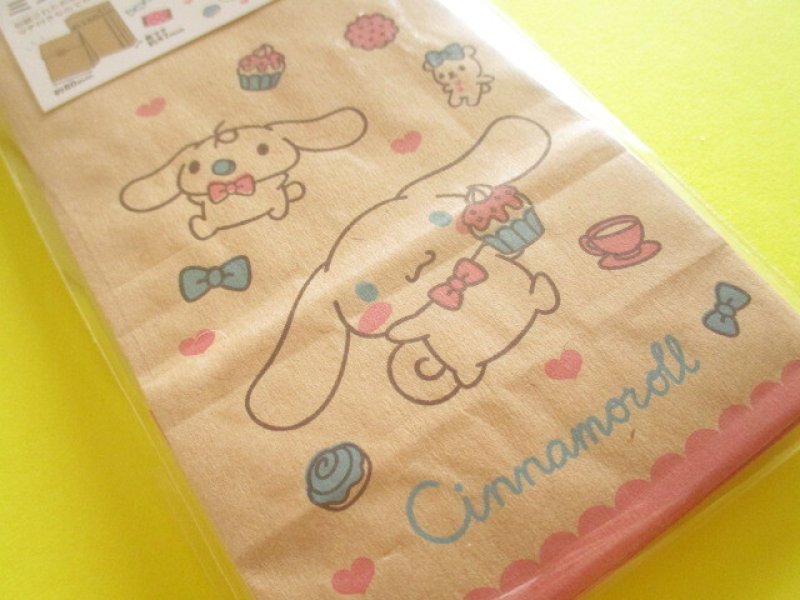Photo1: 6 pcs Gusset Mini Craft Paper Bags Set Sanrio *Cinnamoroll (MKB-CN)