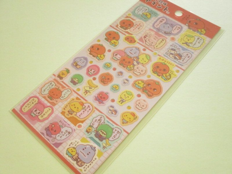 Photo1: Kawaii Cute Stickers Sheet うそ探偵 Tomanto San-x *まっ赤なうそだ！トマトのようにね! (SE72801) (1)
