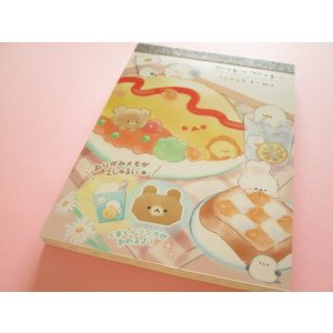 Photo: Kawaii Cute V Large Memo Pad Q-LiA *Mogumogu Lunch Time (00194)