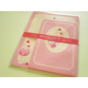 Photo: Kawaii Cute Letter Set Colourful Cream Soda Kyowa *Strawberry Cream Soda (42-240 Pink)