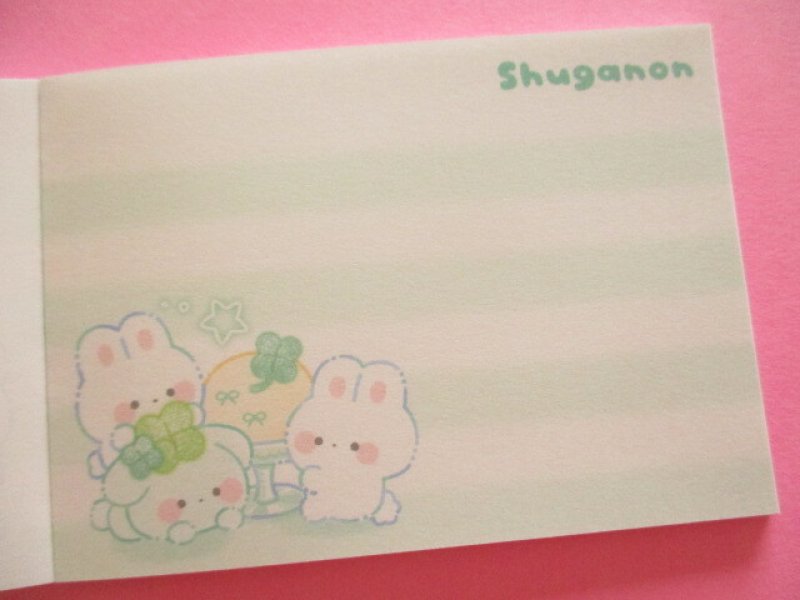 Photo2: Kawaii Cute Mini Memo Pad Shuganon Kamio Japan *Clover (232028)