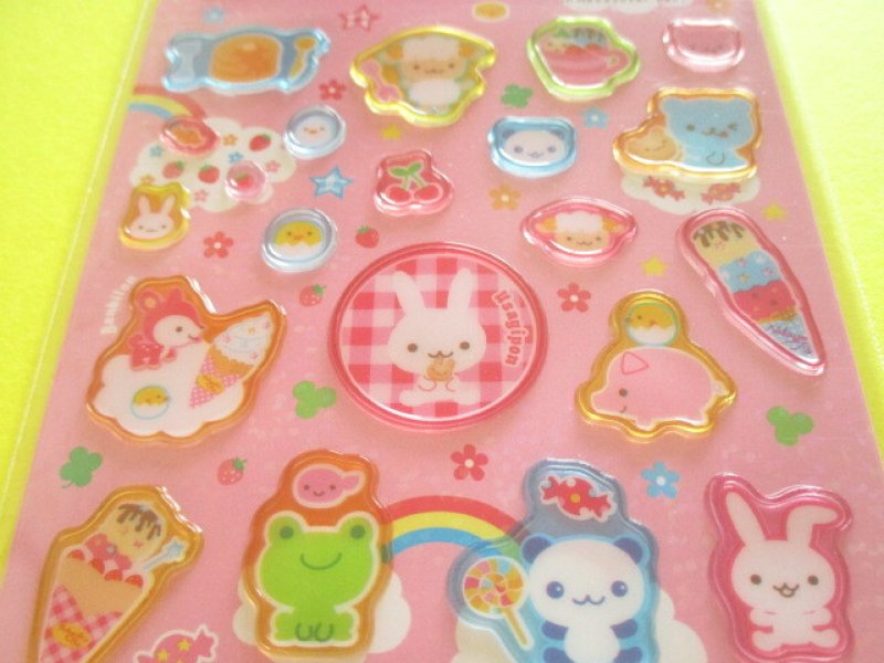 Photo1: Kawaii Cute Sticker Sheet 平成ハピ×2 コレクション San-x *なかよしネット (SE74501)
