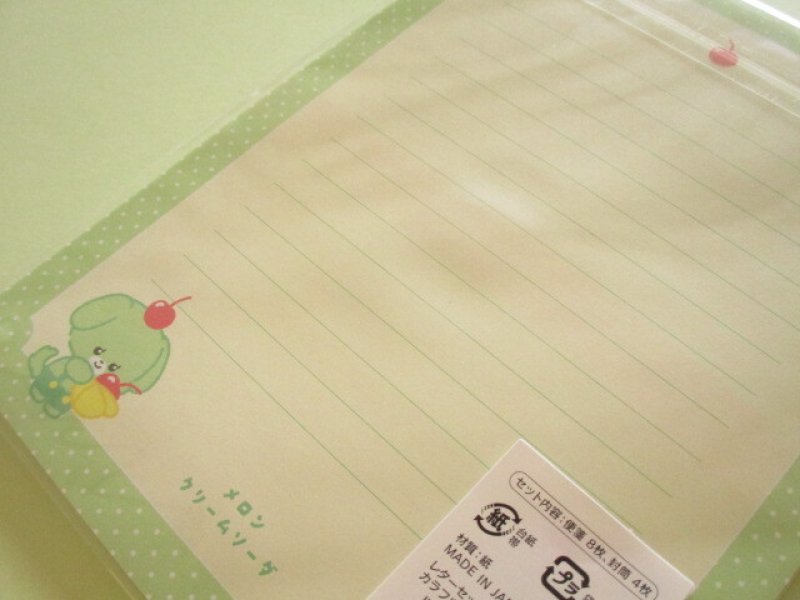 Photo2: Kawaii Cute Letter Set Colourful Cream Soda Kyowa *Melon Cream Soda (42-240 Green)
