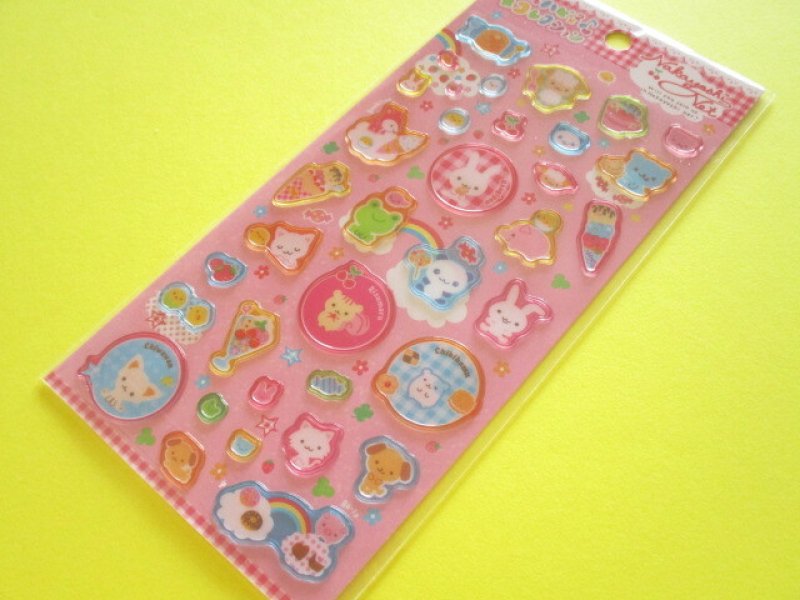 Photo1: Kawaii Cute Sticker Sheet 平成ハピ×2 コレクション San-x *なかよしネット (SE74501) (1)